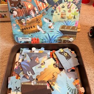 Janod - J02614 Children's Treasure Hunt Puzzle 36pieces